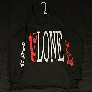 VLONE X PALM ANGELS Black Hoodie